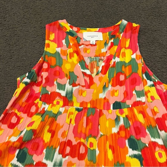 Tuckernuck Pomander Place Magnolia Watercolor Kenzo Mini Dress - Picture 6 of 6